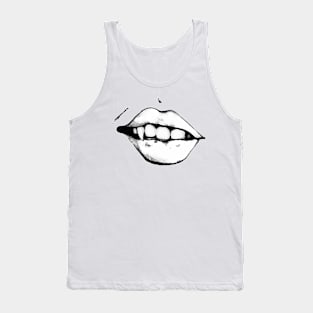 Vampire Teeth Halloween Tank Top